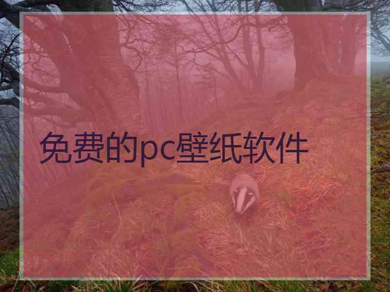 免费的pc壁纸软件