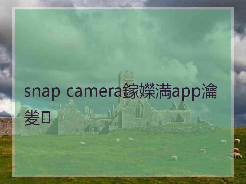 snap camera鎵嬫満app瀹夎