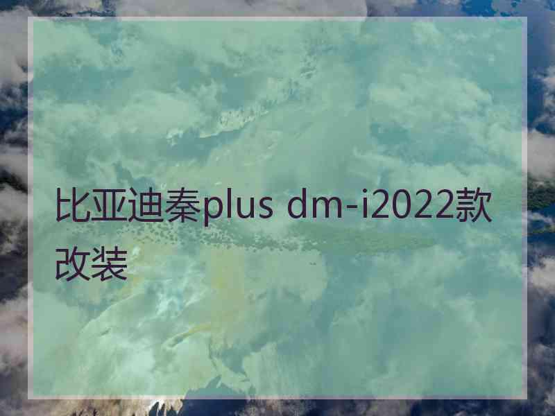 比亚迪秦plus dm-i2022款改装