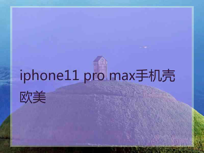 iphone11 pro max手机壳欧美