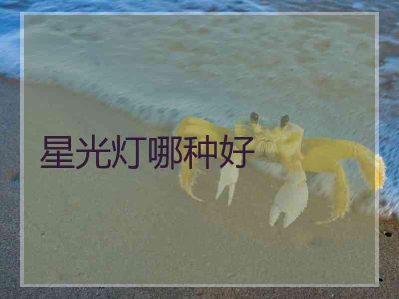 星光灯哪种好