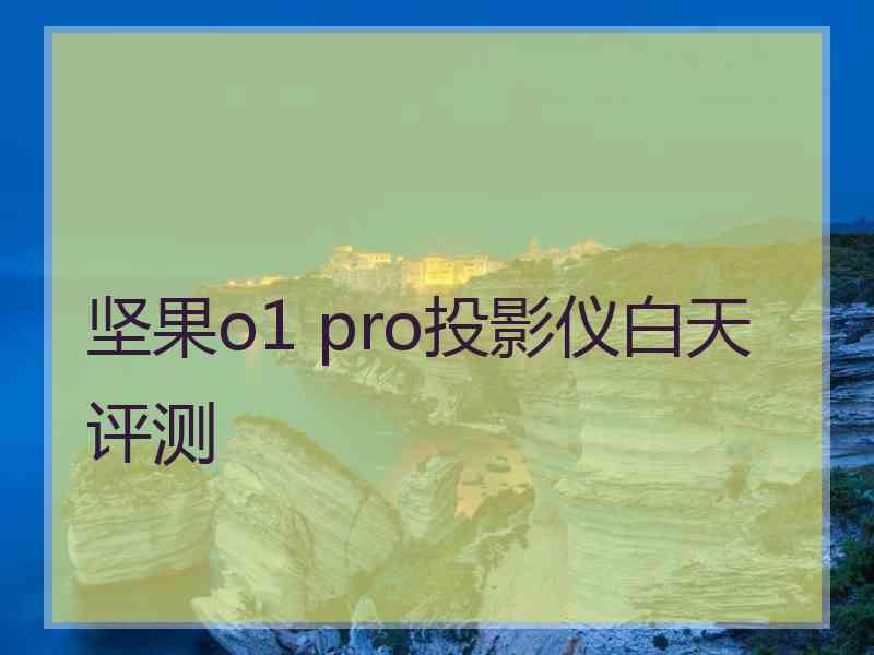 坚果o1 pro投影仪白天评测