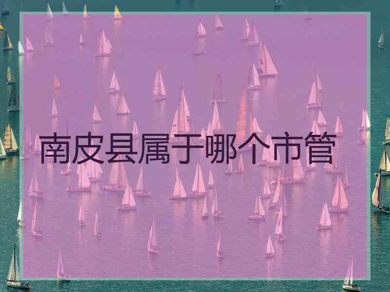 南皮县属于哪个市管