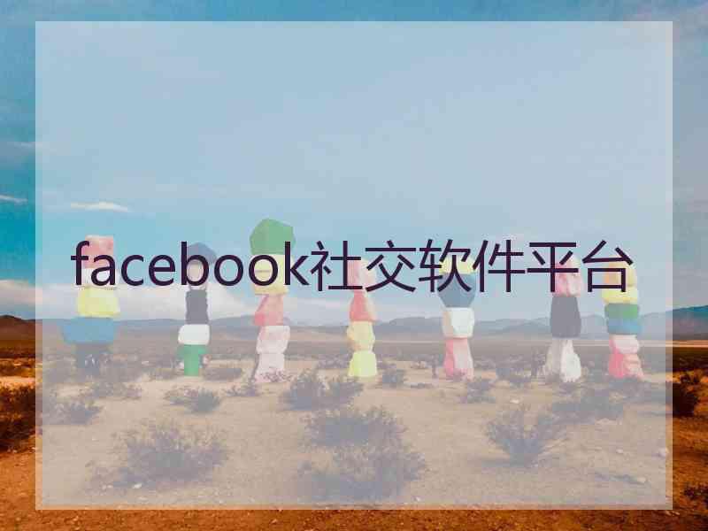 facebook社交软件平台