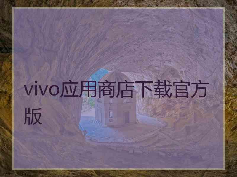 vivo应用商店下载官方版