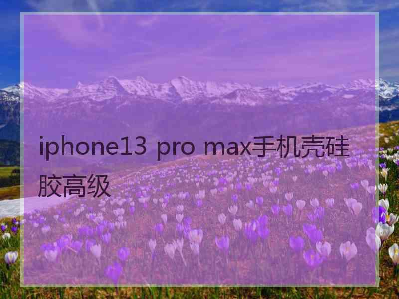 iphone13 pro max手机壳硅胶高级