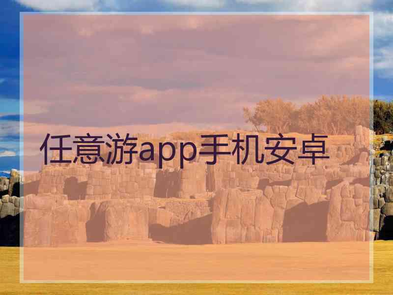 任意游app手机安卓