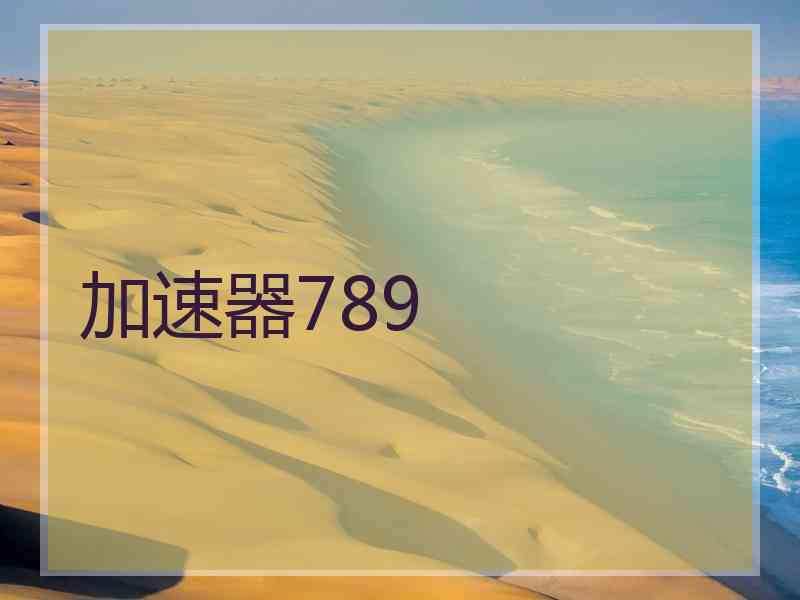 加速器789