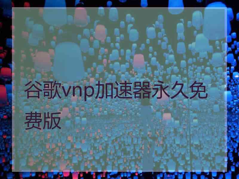 谷歌vnp加速器永久免费版