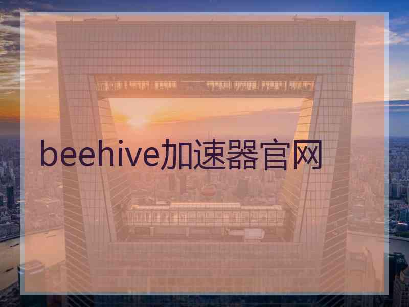 beehive加速器官网