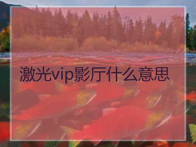 激光vip影厅什么意思