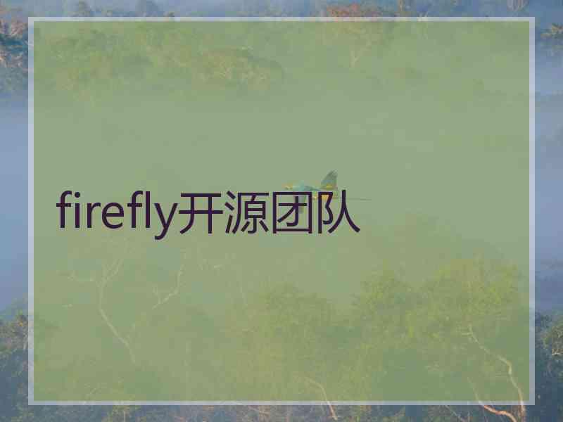 firefly开源团队