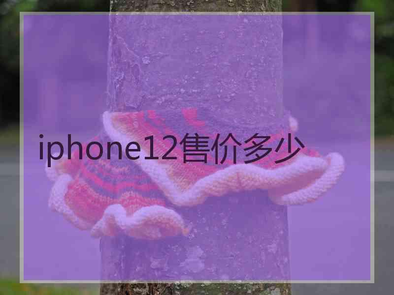 iphone12售价多少