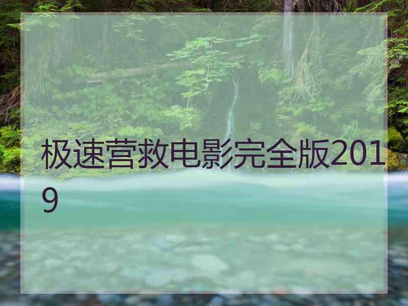 极速营救电影完全版2019