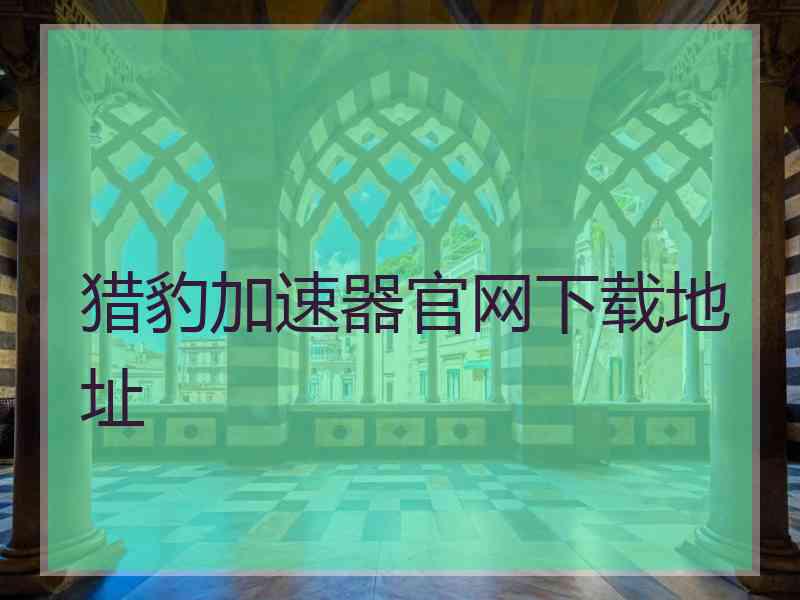 猎豹加速器官网下载地址