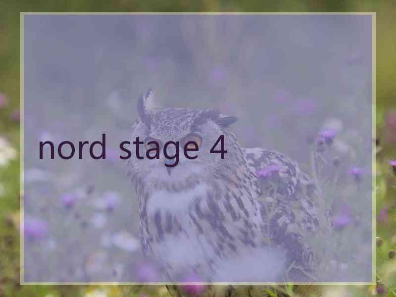 nord stage 4