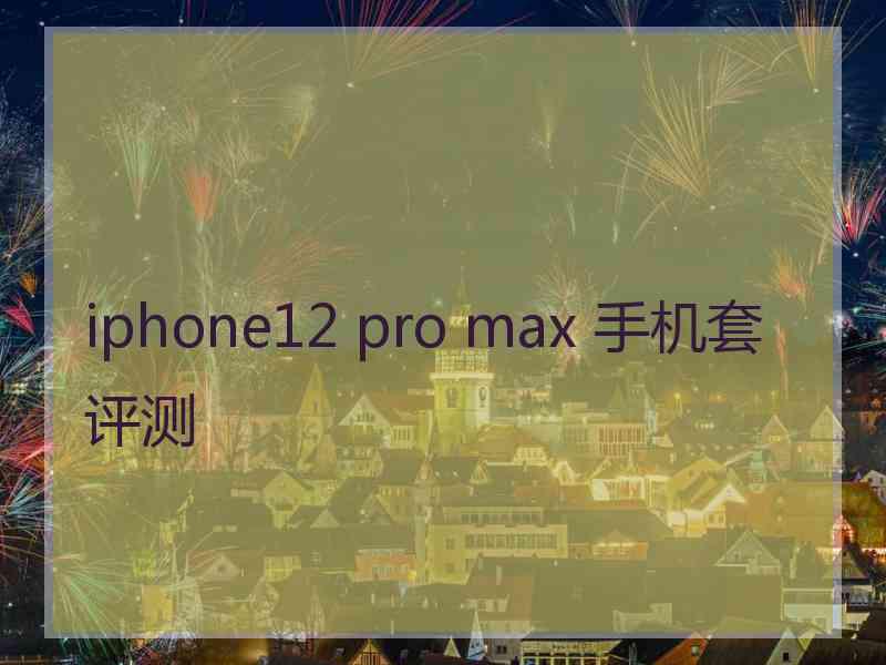 iphone12 pro max 手机套评测