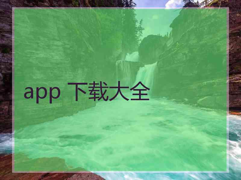 app 下载大全