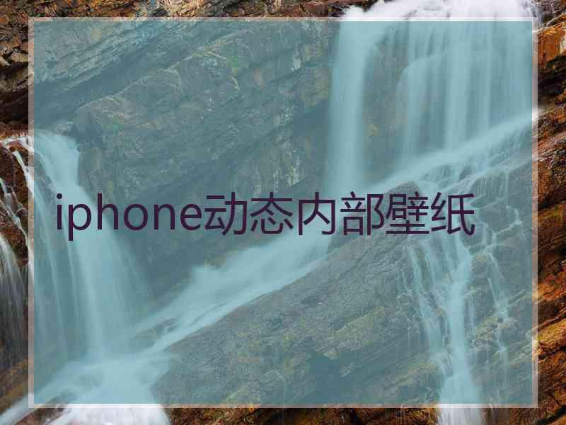 iphone动态内部壁纸