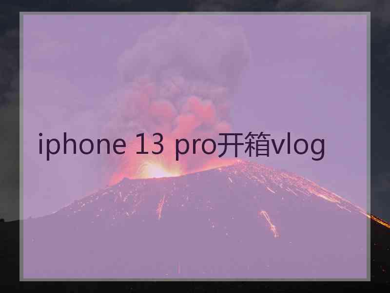 iphone 13 pro开箱vlog