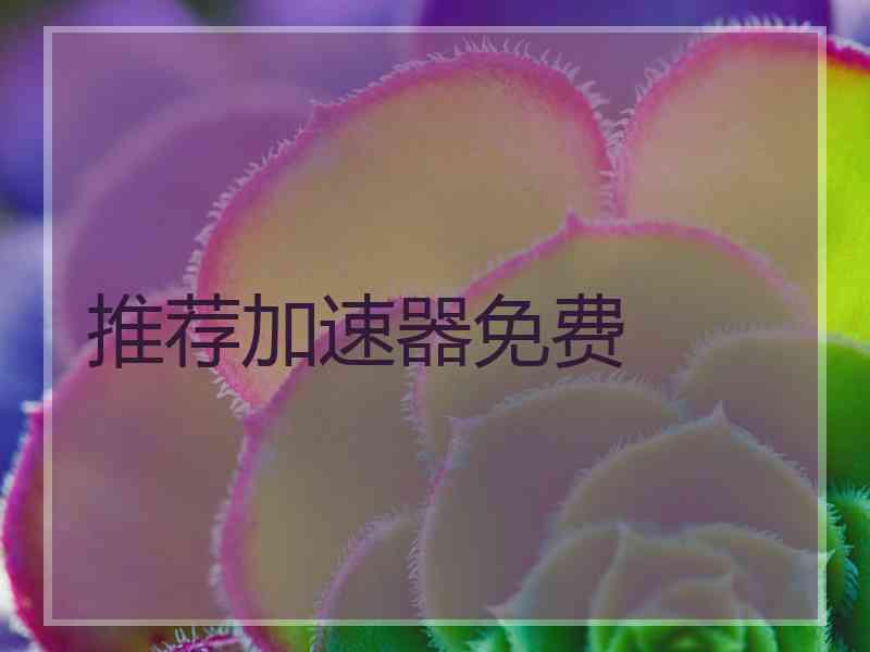 推荐加速器免费