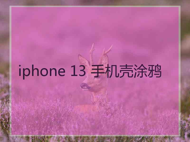 iphone 13 手机壳涂鸦