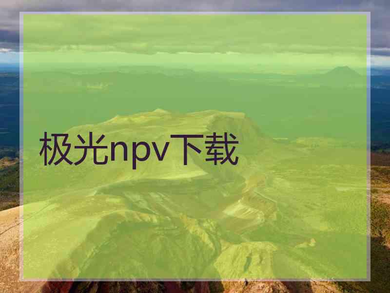 极光npv下载