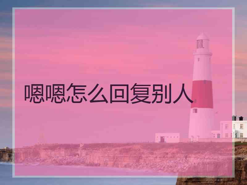 嗯嗯怎么回复别人