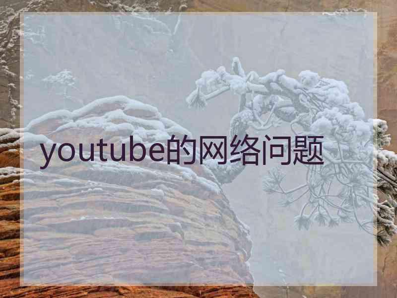 youtube的网络问题