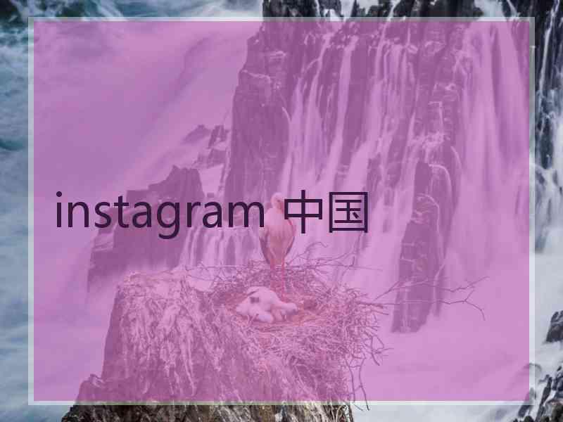 instagram 中国