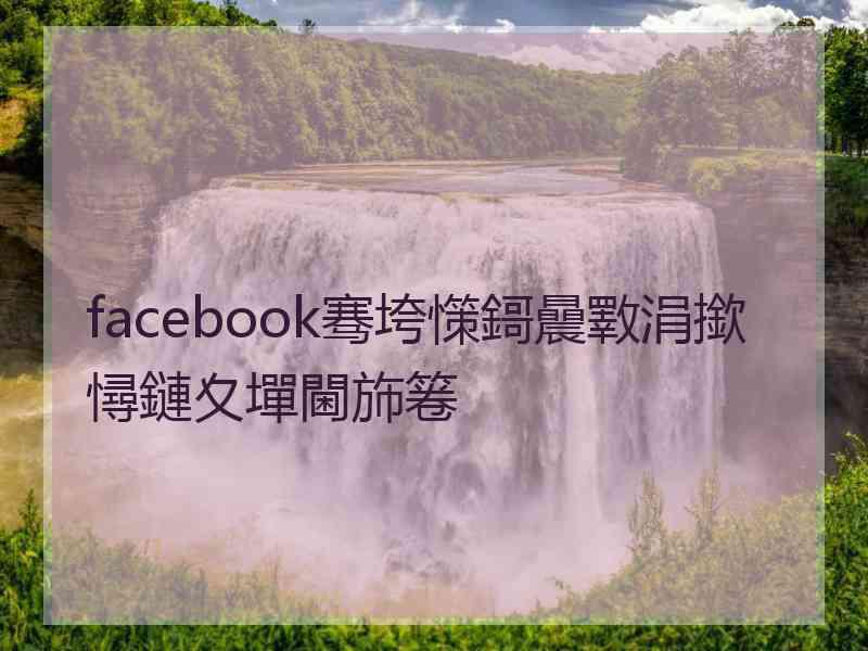 facebook骞垮憡鎶曟斁涓撳憳鏈夊墠閫斾箞