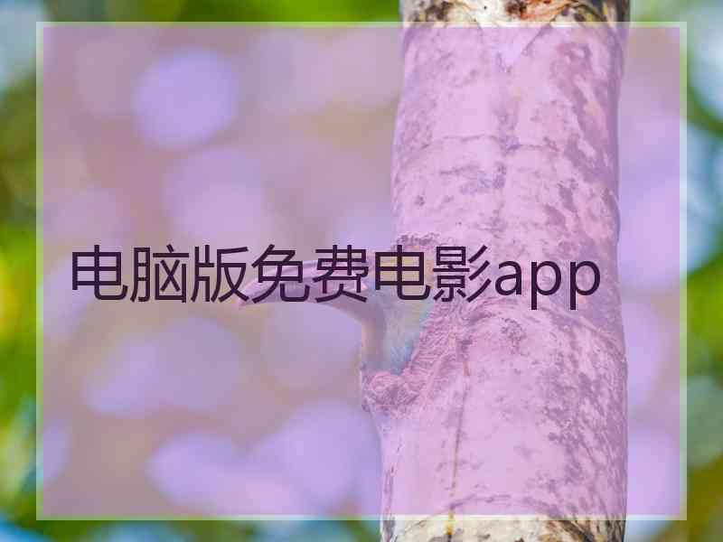 电脑版免费电影app