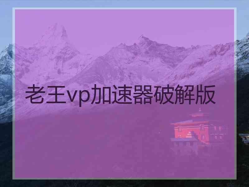 老王vp加速器破解版