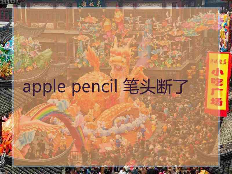 apple pencil 笔头断了